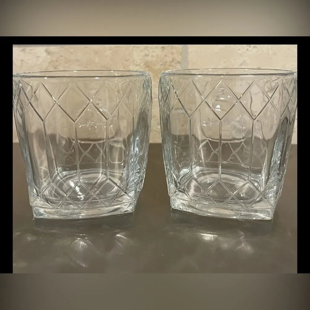 2 Crown Royal Lowball Glasses